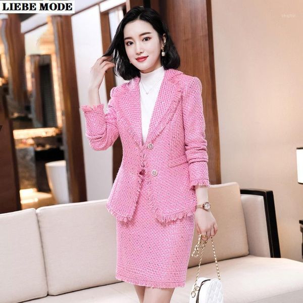 two piece dress womens autumn winter elegant tweed suit runway 2 skirt ladies jacket coat +high waist mini pink white
two piece dress womens autumn winter elegant tweed suit runway 2 skirt ladies jacket coat +high waist mini pink white