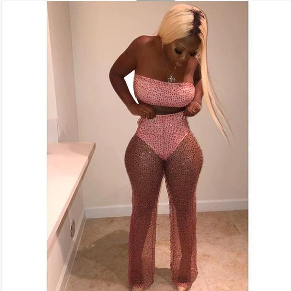women's jumpsuits & rompers 2021 arrival women sequined gold pink two piece strapless buttocks knitting bandage, Black;white
women's jumpsuits & rompers 2021 arrival women sequined gold pink two piece strapless buttocks knitting bandage, Black;white