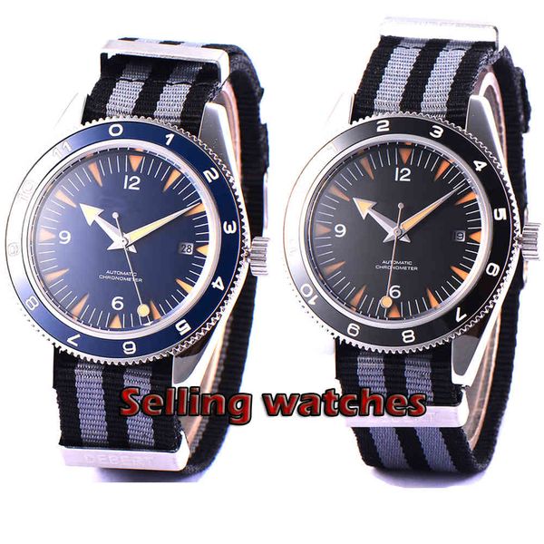 41mm debert black sterile marker plate illuminating ceramic seal automatic mens watch luxury mark mechanical watches, Slivery;brown
41mm debert black sterile marker plate illuminating ceramic seal automatic mens watch luxury mark mechanical watches, Slivery;brown