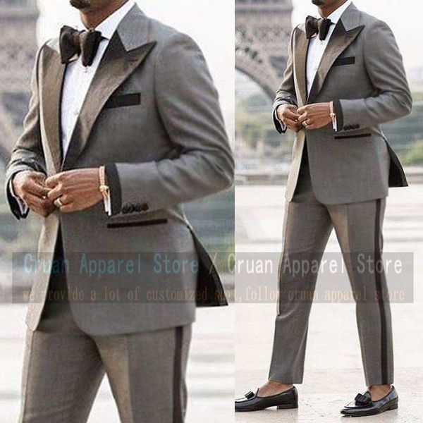 men's suits & blazers est trendy grey prom wedding men suit 2 pieces slim fit formal groom dress tuxedo male blazer custom jacket with, White;black
men's suits & blazers est trendy grey prom wedding men suit 2 pieces slim fit formal groom dress tuxedo male blazer custom jacket with, White;black