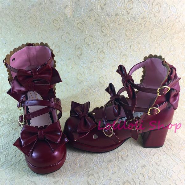 dress shoes princess sweet lolita loliloliyoyo antaina japanese design cos custom red t-strap thick heel with bow a123, Black
dress shoes princess sweet lolita loliloliyoyo antaina japanese design cos custom red t-strap thick heel with bow a123, Black