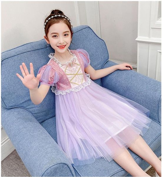 family matching outfits 5-10 years old girls summer dress princess children sequined net yarn fairy skirt girl birthday performance costume, Blue
family matching outfits 5-10 years old girls summer dress princess children sequined net yarn fairy skirt girl birthday performance costume, Blue