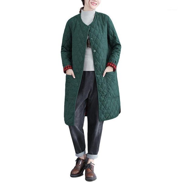 women's down & parkas missky women solid color autumn winter thicken loose padded coat long sleeve single breasted cardigan female, Black
women's down & parkas missky women solid color autumn winter thicken loose padded coat long sleeve single breasted cardigan female, Black