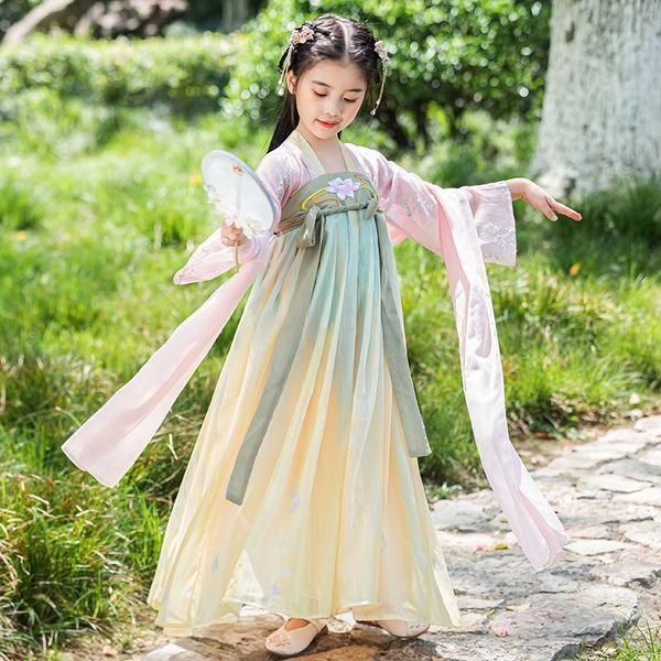hanfu ancient chinese traditional costume girls stage dance performance dress woman folk fairy outfits tangsuit for kids 12261, Red
hanfu ancient chinese traditional costume girls stage dance performance dress woman folk fairy outfits tangsuit for kids 12261, Red