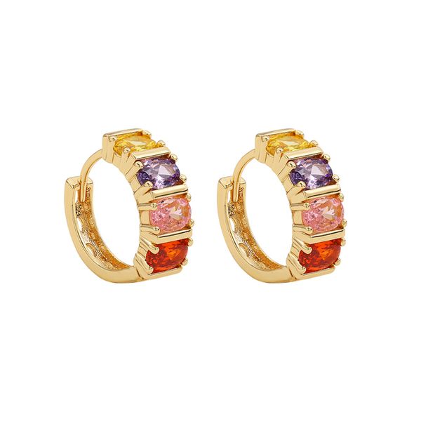 luxury rainbow crystal zircon stone hoop earrings for women trendy c shape rivet imitate pearl small earrings jewelry gifts, Golden;silver
luxury rainbow crystal zircon stone hoop earrings for women trendy c shape rivet imitate pearl small earrings jewelry gifts, Golden;silver
