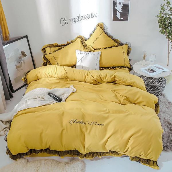 bedding sets simple style lace embroidery home bed linen duvet cover flat sheet sheets winter full king single ,bed set
bedding sets simple style lace embroidery home bed linen duvet cover flat sheet sheets winter full king single ,bed set