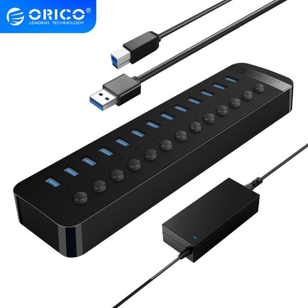 hubs orico 13 port powered usb 3.0 hub bc1.2 charger splitter with individual on/off switches 12v/5a power adapter for accessories
hubs orico 13 port powered usb 3.0 hub bc1.2 charger splitter with individual on/off switches 12v/5a power adapter for accessories