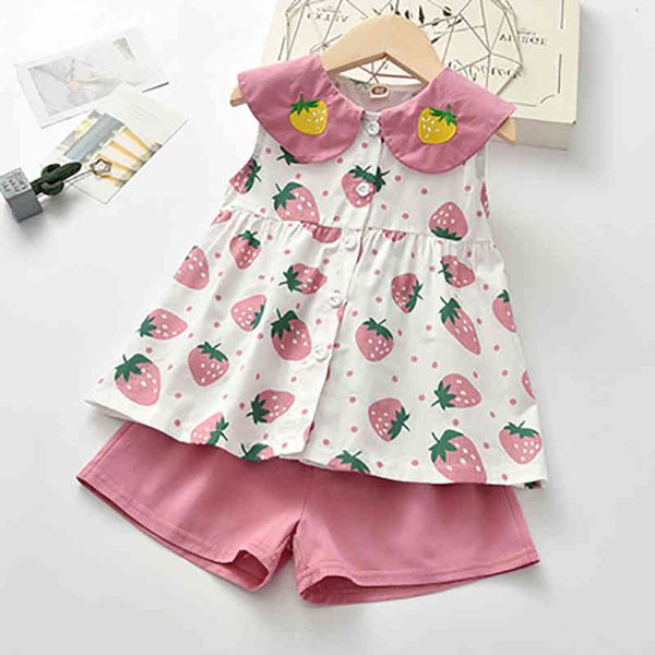girl's dresses summer fruit pattern printing shorts 2pcs clothing sets kid clothes toddler girl children fyia, Red;yellow
girl's dresses summer fruit pattern printing shorts 2pcs clothing sets kid clothes toddler girl children fyia, Red;yellow