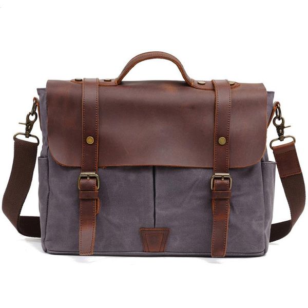 outdoor vintage men messenger bags male shoulder bag canvas with leather high capacity crossbody briefcase business briefcases
outdoor vintage men messenger bags male shoulder bag canvas with leather high capacity crossbody briefcase business briefcases