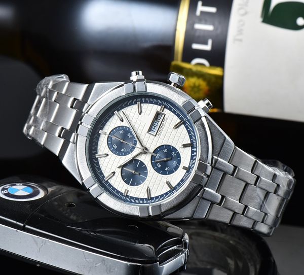 2021 men luxury watches six stitches series all dials work mens quartz watch brand leather and steel belt clock chronograph fashion round sh, Slivery;brown
2021 men luxury watches six stitches series all dials work mens quartz watch brand leather and steel belt clock chronograph fashion round sh, Slivery;brown