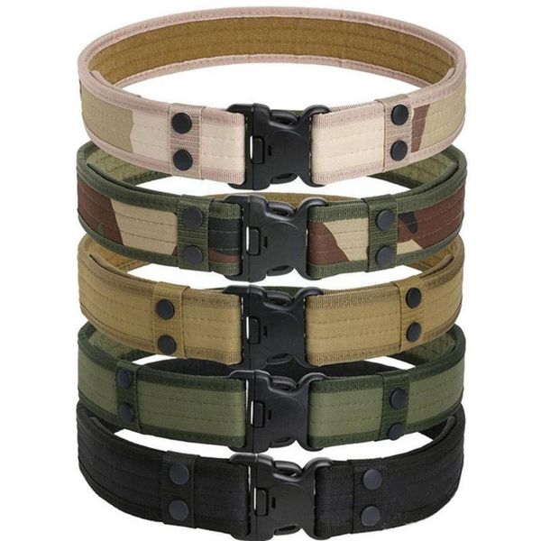 waist support 2021 army style combat belts quick release tactical hunting men outdoor camouflage strap belt fashion canvas wais h5j0, Black;gray
waist support 2021 army style combat belts quick release tactical hunting men outdoor camouflage strap belt fashion canvas wais h5j0, Black;gray