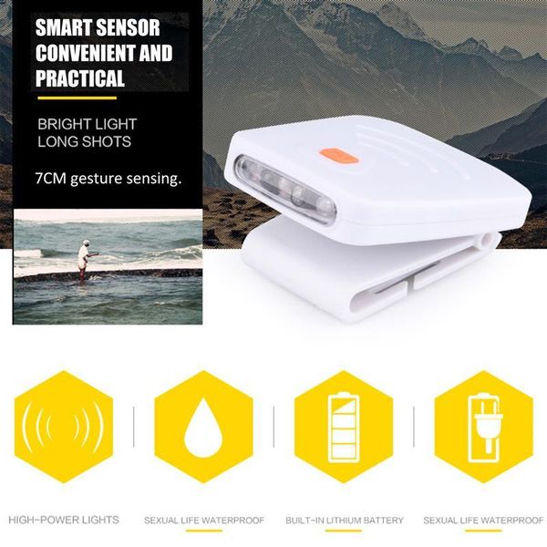 smart sensor led headlamp headlight 90 degree hat light waterproof portable clip on cap lights fishing head lamp rechargeable headlamps
smart sensor led headlamp headlight 90 degree hat light waterproof portable clip on cap lights fishing head lamp rechargeable headlamps