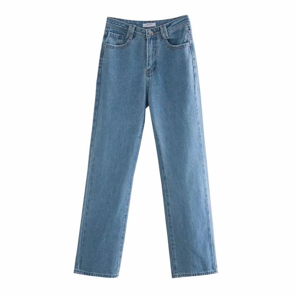 jeans straight full length faded high-waist with a five-pocket design zip fly and metal button fastening 210520, Blue
jeans straight full length faded high-waist with a five-pocket design zip fly and metal button fastening 210520, Blue