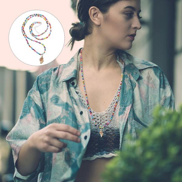 pendant necklaces 1pc double-layer necklace summer beach decorative collarbone chain, Silver
pendant necklaces 1pc double-layer necklace summer beach decorative collarbone chain, Silver