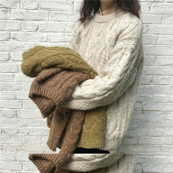 women autumn winter casual slim sweater lady stripted o-neck long sleeve knitted jumpers female elegant loose pullover h246 women's swe, White;black
women autumn winter casual slim sweater lady stripted o-neck long sleeve knitted jumpers female elegant loose pullover h246 women's swe, White;black