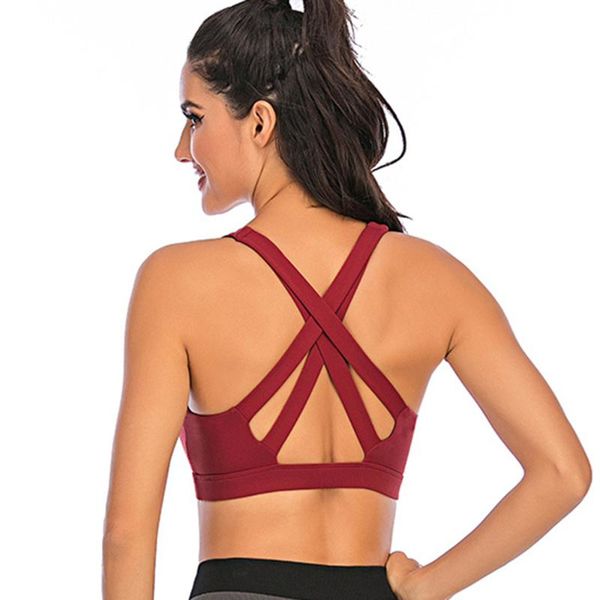 high impact sports bras for female fitness active wear back strappy shockproof yoga brassiere women running athletic crop outfit
high impact sports bras for female fitness active wear back strappy shockproof yoga brassiere women running athletic crop outfit
