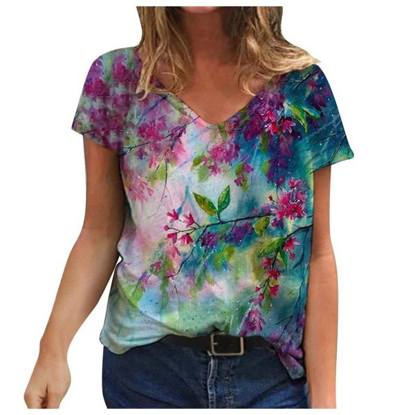 oversized ladies women plus size floral 3d print t shirt loose v-neck short sleeve casual tee summer streetwear #t1g women's t-shir, White
oversized ladies women plus size floral 3d print t shirt loose v-neck short sleeve casual tee summer streetwear #t1g women's t-shir, White