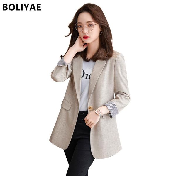 women's suits & blazers boliyae women coat spring autumn elegant female long sleeve jackets fashion office lady outerwear chic, White;black
women's suits & blazers boliyae women coat spring autumn elegant female long sleeve jackets fashion office lady outerwear chic, White;black