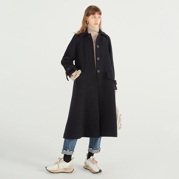 women's wool & blends navy loose fit big size cuff bandage long woolen coat parkas sleeve women fashion tide autumn winter 2011 1dd1991, Black
women's wool & blends navy loose fit big size cuff bandage long woolen coat parkas sleeve women fashion tide autumn winter 2011 1dd1991, Black