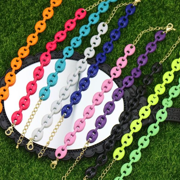charm bracelets multicolor enamel coffee bean bracelet girl origin handmade jewelry pig nose rope chain arcoiris pulsera grano de cafe, Golden;silver
charm bracelets multicolor enamel coffee bean bracelet girl origin handmade jewelry pig nose rope chain arcoiris pulsera grano de cafe, Golden;silver