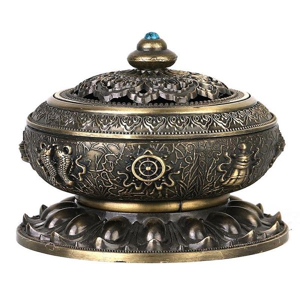 fragrance lamps tibetan gold luxury zen incense burner metal living room bruciatore incenso censer home decoration
fragrance lamps tibetan gold luxury zen incense burner metal living room bruciatore incenso censer home decoration