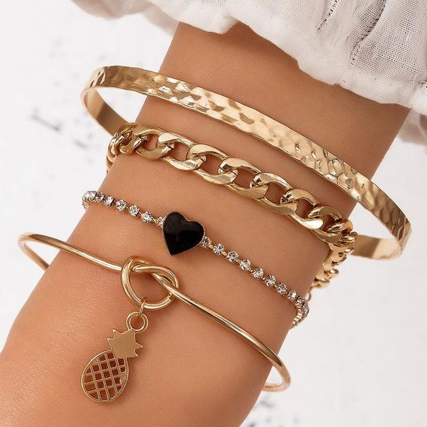 charm bracelets men's leather bracelet with buttons fruit stainless steel woman fashion 2021 fruits basket anime retro chain pineapple, Golden;silver
charm bracelets men's leather bracelet with buttons fruit stainless steel woman fashion 2021 fruits basket anime retro chain pineapple, Golden;silver
