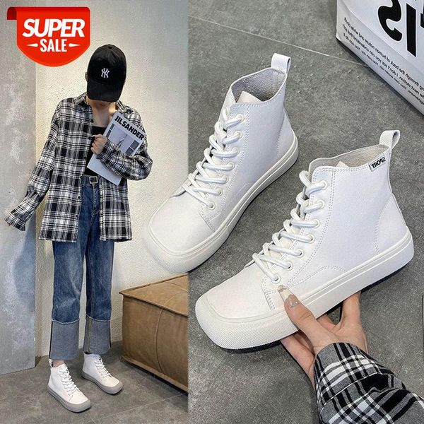 high small white shoes women's popular in autumn square head foreign style board student flat #gi4o, Black
high small white shoes women's popular in autumn square head foreign style board student flat #gi4o, Black