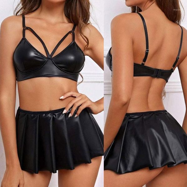 yoga outfit patent leather lingerie ladies sleepwear sports bra temptation patchwork underwear nightdress#30
yoga outfit patent leather lingerie ladies sleepwear sports bra temptation patchwork underwear nightdress#30
