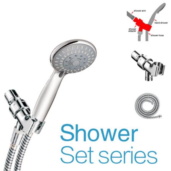 bathroom shower head 5 function set three-way pressurized spray nozzle concealed with support arm sets
bathroom shower head 5 function set three-way pressurized spray nozzle concealed with support arm sets