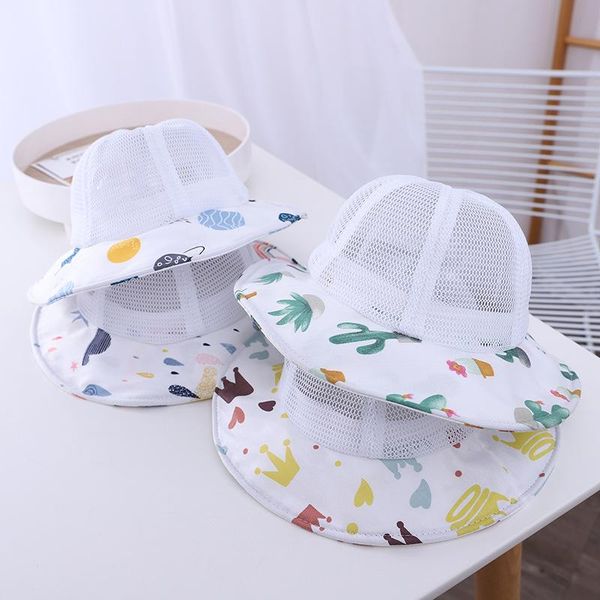 wide brim hats spring summer cute mesh children's kid bucket cap for girls boy sunscreen baby hat sun protection hat beach 2-4y, Blue;gray
wide brim hats spring summer cute mesh children's kid bucket cap for girls boy sunscreen baby hat sun protection hat beach 2-4y, Blue;gray