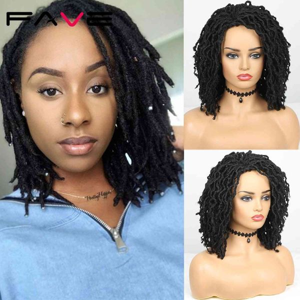 fave dreadlock faux nu locs synthetic box braids afro curly hair wigs for black women light brown daily life, Black;brown
fave dreadlock faux nu locs synthetic box braids afro curly hair wigs for black women light brown daily life, Black;brown