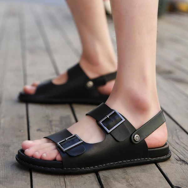 sandals summer men's sneakers men slippers casual shoes beach outdoor breathable sandalias fashion male, Black
sandals summer men's sneakers men slippers casual shoes beach outdoor breathable sandalias fashion male, Black