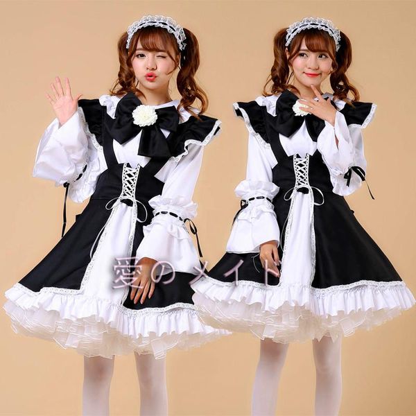 casual dresses women's clothing long sleeve cute japanese multicolor maid outfit role play large size loli dress cosplay halloween cost, Black;gray
casual dresses women's clothing long sleeve cute japanese multicolor maid outfit role play large size loli dress cosplay halloween cost, Black;gray