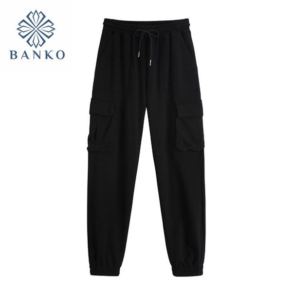 black harem pants women casual loose high waist elastic drawstring streetwewar pocket overalls trousers and harajuku joggers women's &, Black;white
black harem pants women casual loose high waist elastic drawstring streetwewar pocket overalls trousers and harajuku joggers women's &, Black;white