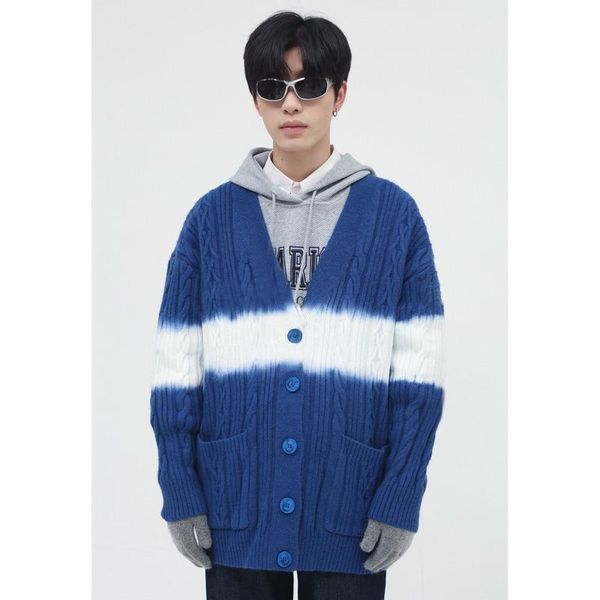 men's sweaters men clothing 2021 autumn winter product korean loose tie-dye sweater lazy style v-neck casual knitted cardigan, White;black
men's sweaters men clothing 2021 autumn winter product korean loose tie-dye sweater lazy style v-neck casual knitted cardigan, White;black