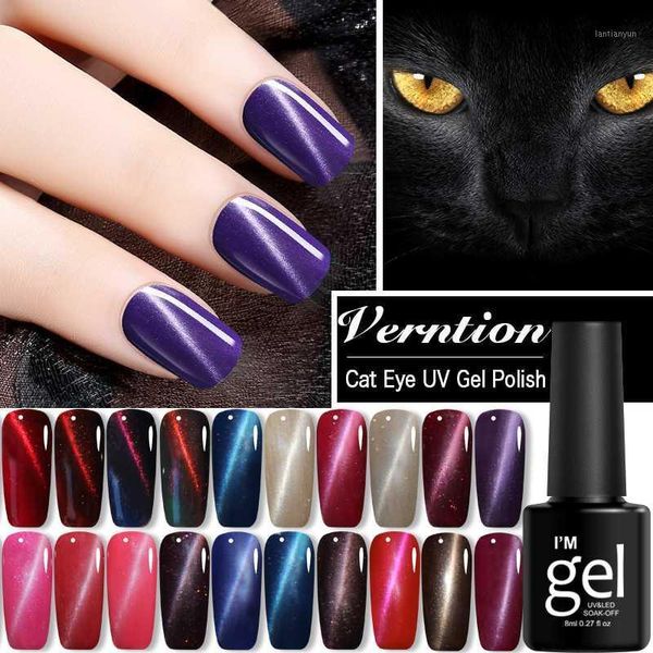 verntion 8ml soak off uv gel nail polish paint lacquer 24 color cat eye art design magnetic varnish gel1, Red;pink
verntion 8ml soak off uv gel nail polish paint lacquer 24 color cat eye art design magnetic varnish gel1, Red;pink