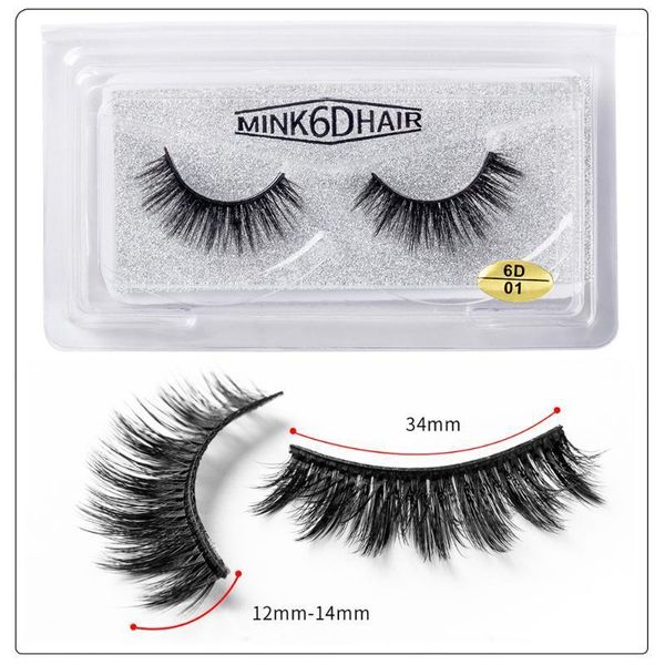 1pair 6d synthetic hair lashes natural false eyelashes dramatic volume fake makeup eyelash extension silk d011
1pair 6d synthetic hair lashes natural false eyelashes dramatic volume fake makeup eyelash extension silk d011