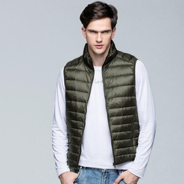 men's vests zogaa sleeveless parkas vest homme winter casual jacket cotton-padded thicken men zipper stand collar waistcoat, Black;white
men's vests zogaa sleeveless parkas vest homme winter casual jacket cotton-padded thicken men zipper stand collar waistcoat, Black;white