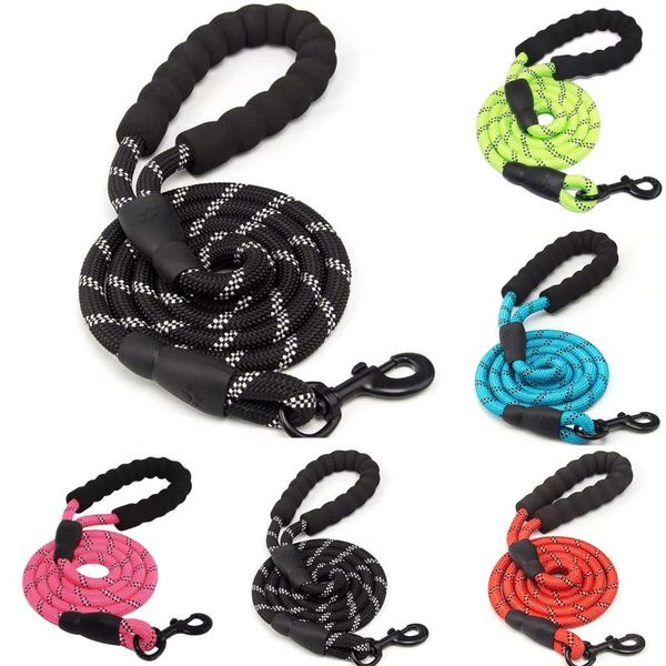 dog collars & leashes durable leash sturdy with padded handle reflective threads for medium large dogs 4.9ft long
dog collars & leashes durable leash sturdy with padded handle reflective threads for medium large dogs 4.9ft long