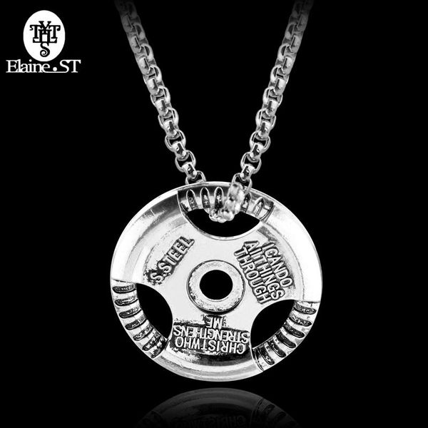 pendant necklaces wholesale car steering wheel creative force fitness stainless steel necklace for boyfriend maxi chain hip hop boy, Silver
pendant necklaces wholesale car steering wheel creative force fitness stainless steel necklace for boyfriend maxi chain hip hop boy, Silver