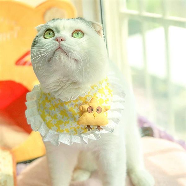 lace pet bandana cat scarf collar lovely cartoon bib washable kitten doggie bibs saliva towel 24-28cm dog apparel
lace pet bandana cat scarf collar lovely cartoon bib washable kitten doggie bibs saliva towel 24-28cm dog apparel