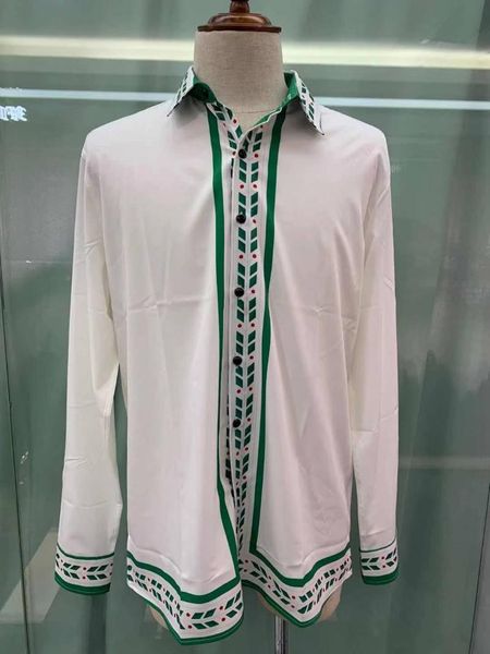 men's casual shirts qk40736 fashion 2021 runway luxury european design party style clothing, White;black
men's casual shirts qk40736 fashion 2021 runway luxury european design party style clothing, White;black