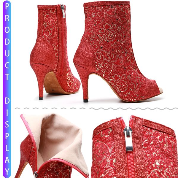new stye salsa jazz tango ballroom square plus size latin dance shoes for dancing women newmen stylish high heel flock1, Black
new stye salsa jazz tango ballroom square plus size latin dance shoes for dancing women newmen stylish high heel flock1, Black