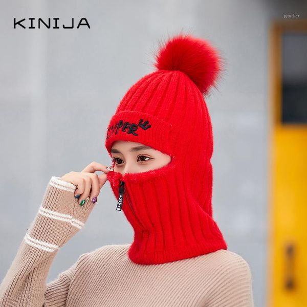 beanie/skull caps winter warm knitted hair plus plush cover wool one-piece zipper protective hat women cap protection face neck scarf1, Blue;gray
beanie/skull caps winter warm knitted hair plus plush cover wool one-piece zipper protective hat women cap protection face neck scarf1, Blue;gray
