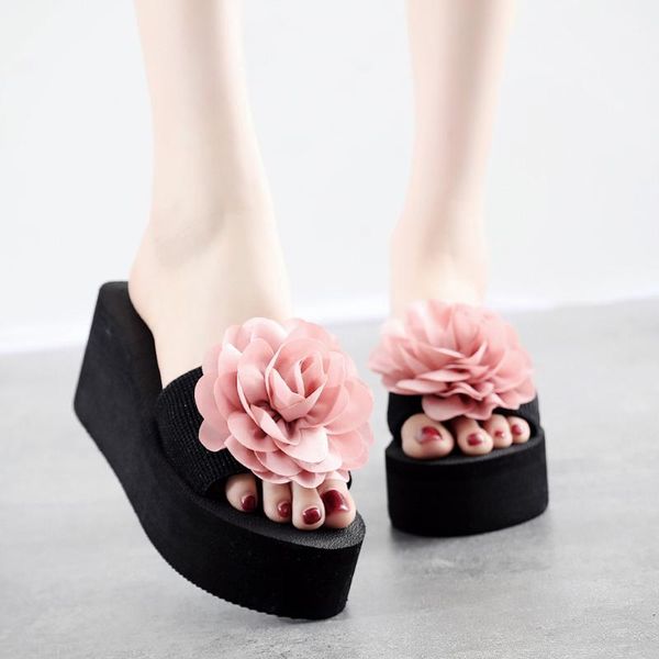wedges shoes for women high heels sandals ladies bohemia flower home outdoor beach slippers, Black
wedges shoes for women high heels sandals ladies bohemia flower home outdoor beach slippers, Black