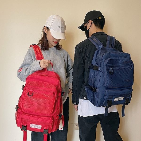 new men's high school students' work clothes large capacity schoolbag mesh fashion outdoor travel storage backpack women
new men's high school students' work clothes large capacity schoolbag mesh fashion outdoor travel storage backpack women