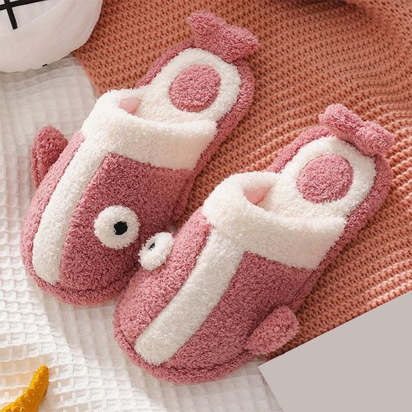 women home slippers ladies plush fish warm shoes female casual soft bottom bedroom slipper woman indoor winter footwear, Black
women home slippers ladies plush fish warm shoes female casual soft bottom bedroom slipper woman indoor winter footwear, Black
