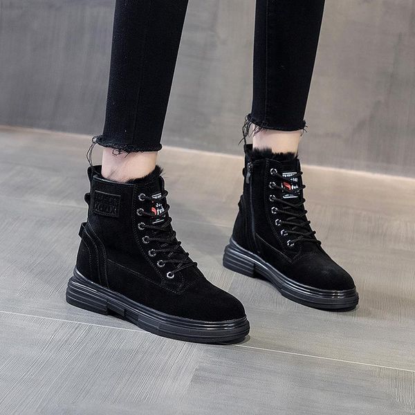 boots laasimi women plush snow winter for warm lace up real leather shoes woman platform ankle boot female rubber footwear, Black
boots laasimi women plush snow winter for warm lace up real leather shoes woman platform ankle boot female rubber footwear, Black