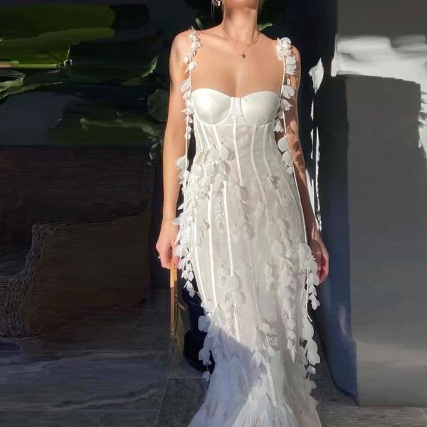 other wedding dresses pretty white mermaid dress spaghetti strap sleeveless lace appliques custom made ankle length robes de mariée
other wedding dresses pretty white mermaid dress spaghetti strap sleeveless lace appliques custom made ankle length robes de mariée