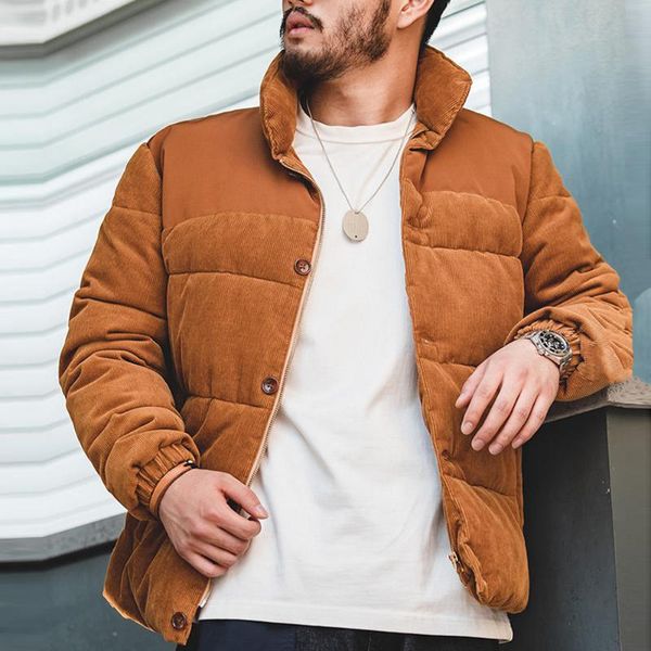 men's down & parkas warm men parka jackets autumn winter casual mens outwear coats solid stand collar male windbreak cotton padded jack, Black
men's down & parkas warm men parka jackets autumn winter casual mens outwear coats solid stand collar male windbreak cotton padded jack, Black